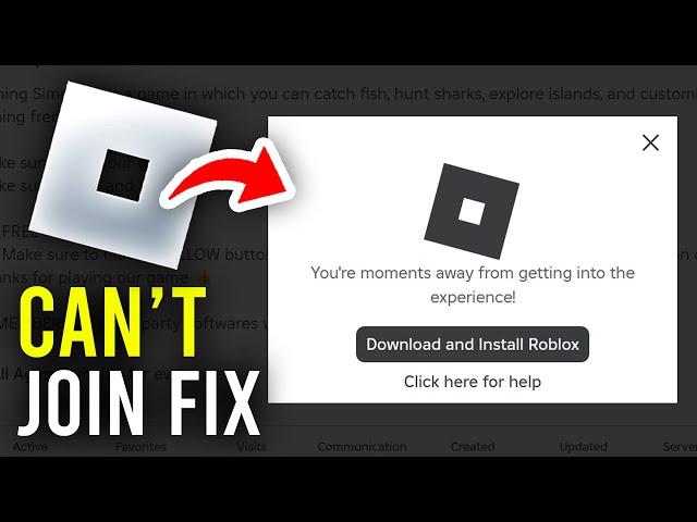 How To Fix Roblox Not Joining Games - Full Guide