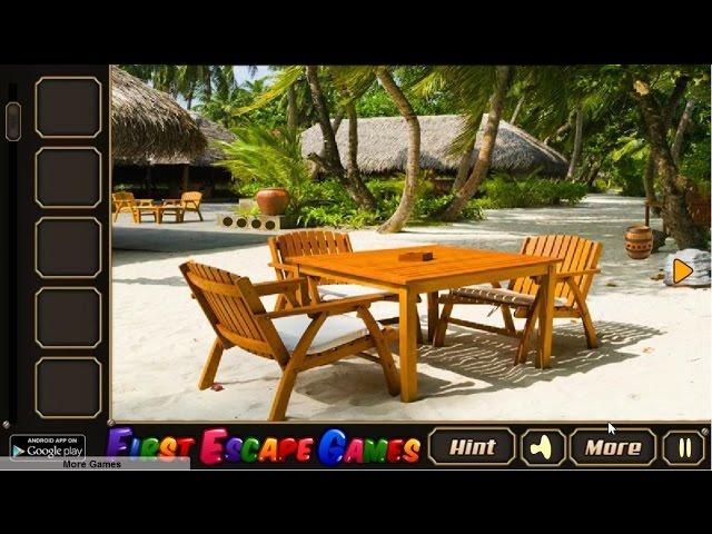 Island Resort Escape 2 walkthrough First Escape Games.