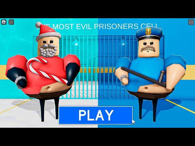 Christmas BARRY Vs Police BARRY Update! Full Game Walkthrough #obby (#roblox)