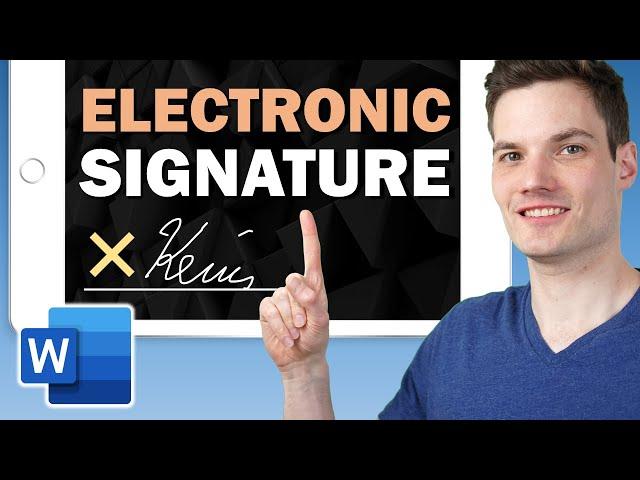  How to Add Signature in Word