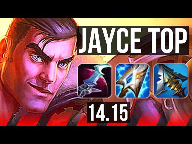 JAYCE vs DARIUS (TOP) | 10/1/3, 6 solo kills, Legendary | EUW Master | 14.15