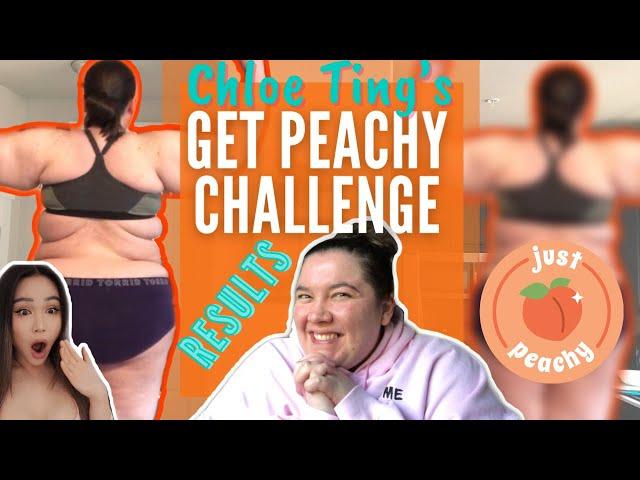 I tried Chloe Ting’s Get Peachy Challenge (with modifications!) *crazy results* | Before and After