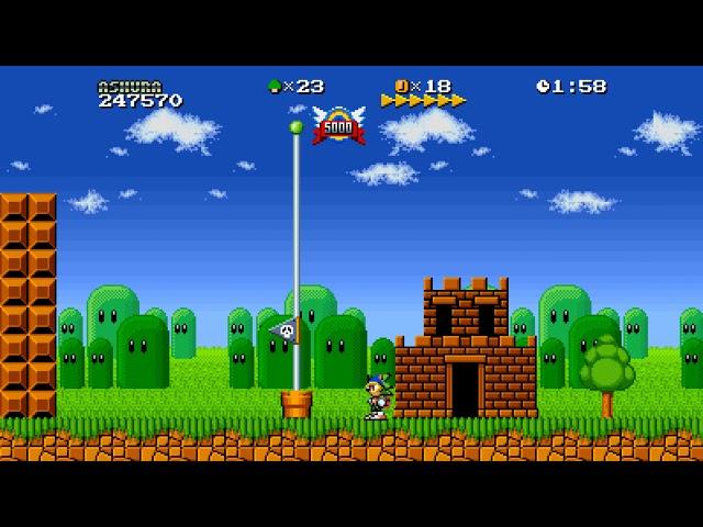 SONIC CHARACTERS IN MARIO: Sonic Boll 1.9.1 Full Playthrough As ASHURA!