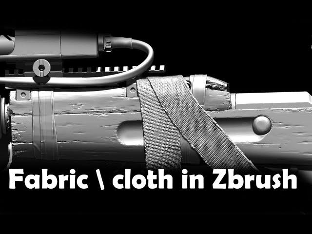 Tutorial Detailing of fabric in Zbrush \ Деталізація тканини в Zbrush