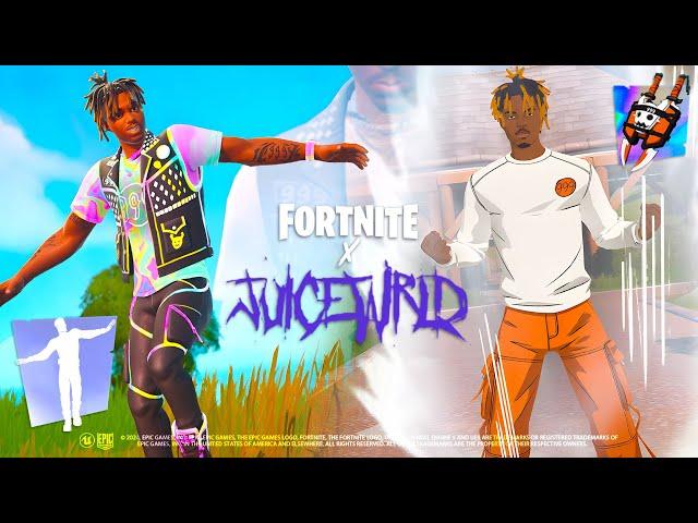 Fortnite Juice WRLD All FREE Rewards, Skins, Emote Item Shop & GAMEPLAY!