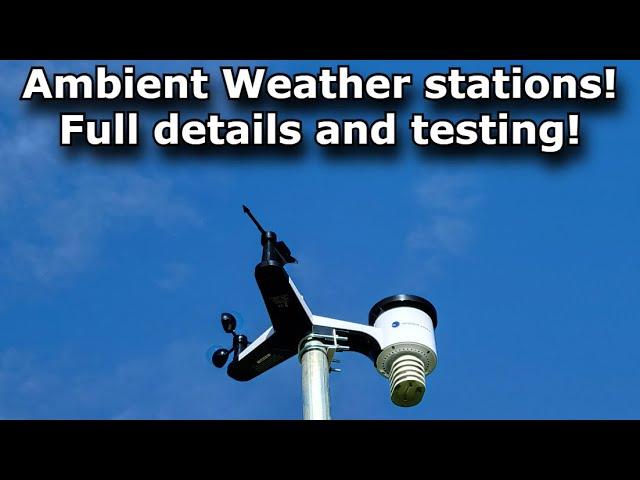 Ambient weather station WS 2902 full test and details! #757