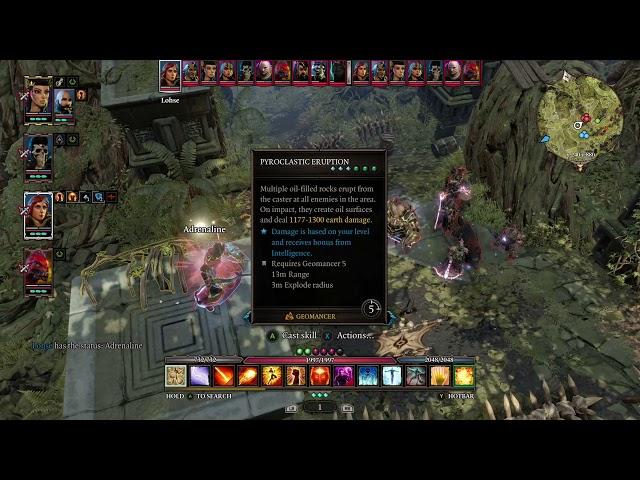 Divinity: Original Sin 2 - The power of Pyroclastic Eruption - Honour Mode