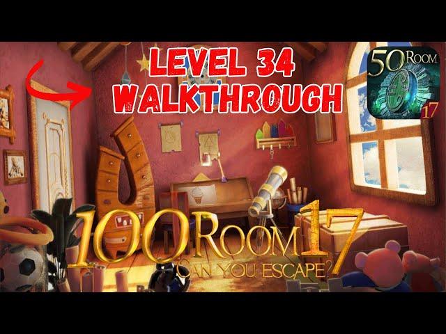 Can You Escape The 100 Room 17 Level 34 Walkthrough  [HKAppBond]