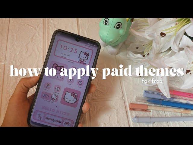 how to apply vivo paid themes for free 