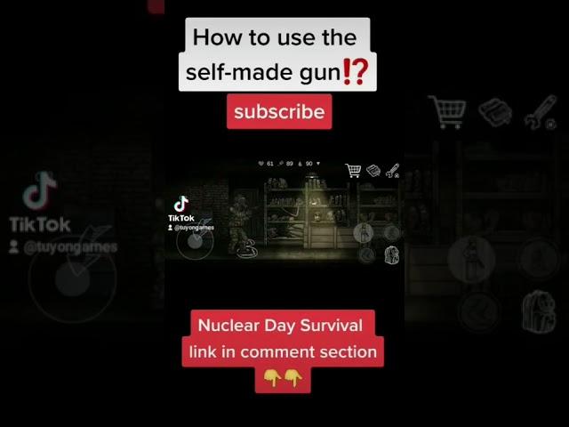 How to use gun ⁉️ | Nuclear Day Survival #nuclearday #shortgameplay