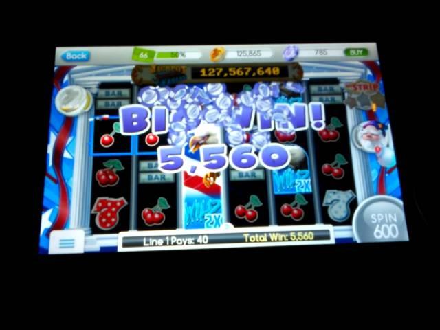 My Vegas slots game big win