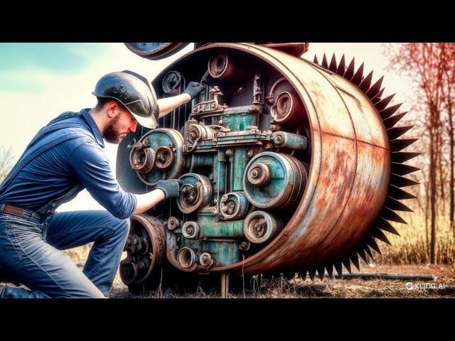 Amazing Restoration Turns a Rusty and Damaged Giant AIR COMPRESSOR Into Like New