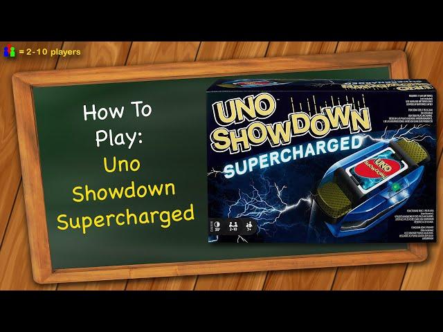 How to play Uno Showdown Supercharged