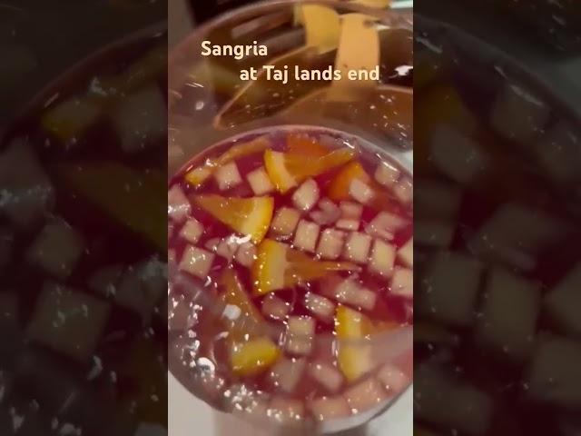 Sangria at Taj Lands end #viral #trending #ytshorts #sangria#taj#juzzchill