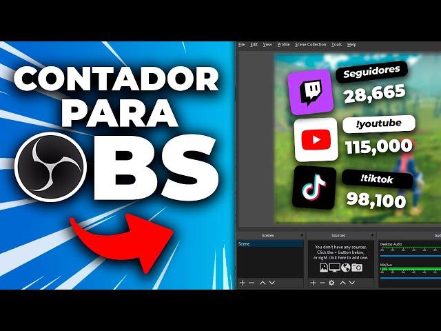 ¡EL MEJOR WIDGET PARA CRECER SEGUIDORES EN STREAMS!  (Contador de seguidores rotativo para OBS)