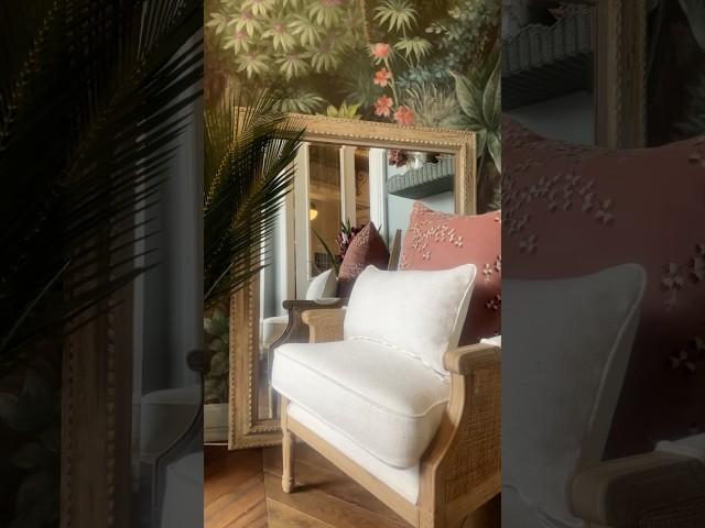 A peaceful corner in our Suzie Anderson Home Moss Vale store featuring a calming colour palette 