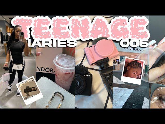 TEENAGE DIARIES 006  new hair, new camera, school vlog, shopping, etc