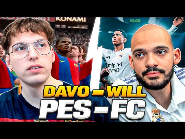 DAVOO XENEIZE (BARCA) VS WILL (REAL MADRID) - EA FC 25 y PES 6 - ¿QUIEN ES MEJOR?