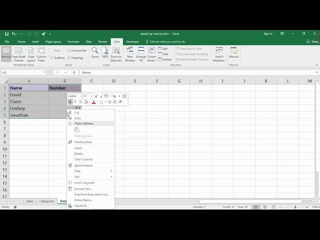 6 Ways to Speed up your Excel Macros