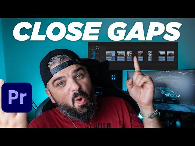 How to Close Gaps Between CLIPS in Premiere Pro Just in ONE click