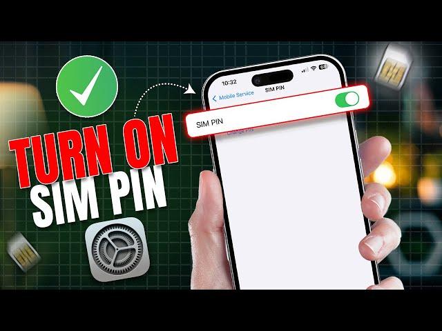 How to Turn On/Set Up SIM PIN on iPhone | Secure Your SIM Card