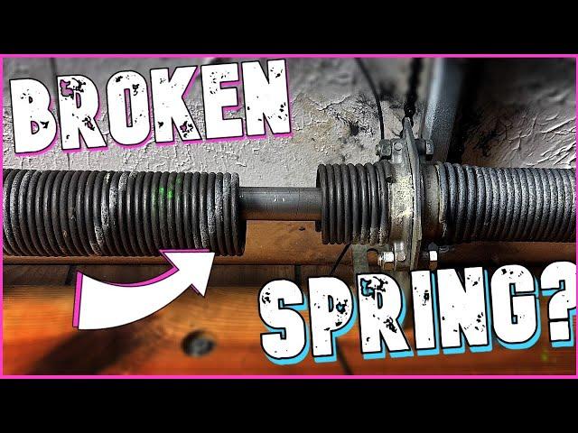 I Survived Changing a Garage Door Spring, and YOU can too!!