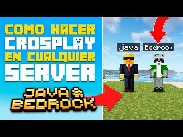 Como Hacer Crossplay Java y Bedrock en SERVIDOR de Minecraft