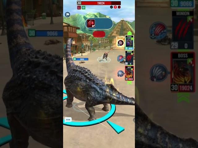 Jurassic World Alive - 6turn Refrenantem raid (w. Tuora, x2 Morty & Skoona)