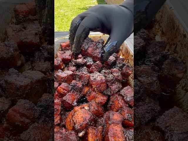 Chipotle honey pork belly burnt ends