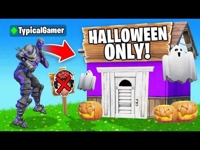 I Went UNDERCOVER in a HALLOWEEN Tournament! (Fortnite)