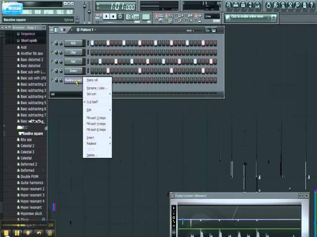 FL Studio 10 - Basic Beat And Melody - Tutorial