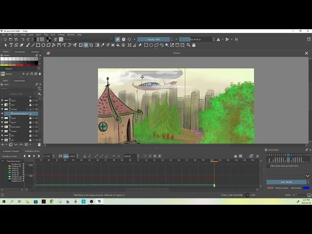 HOW TO MOTION TWEEN IN KRITA