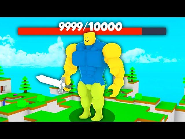 I became a GIANT in Roblox Bedwars..