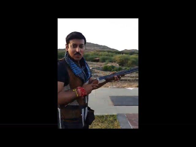 When Rajyavardhan Rathore gave a shooting tutorial for his fans