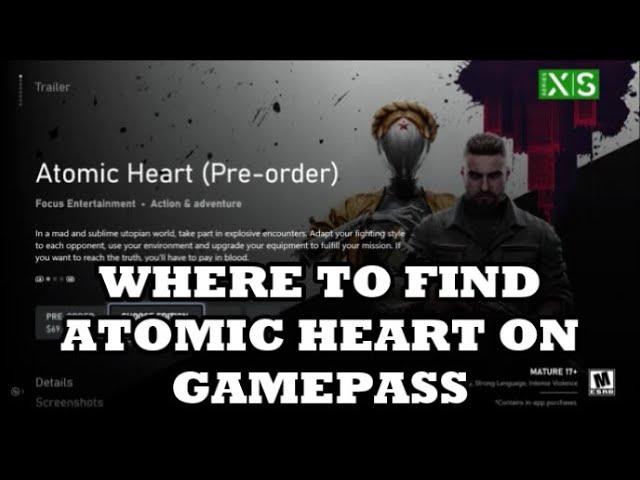 Atomic Heart  - How To Download on Xbox GamePass