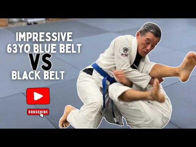 63 Year Old Blue Belt VS 44 Years Old Black Belt - Rolling Commentary