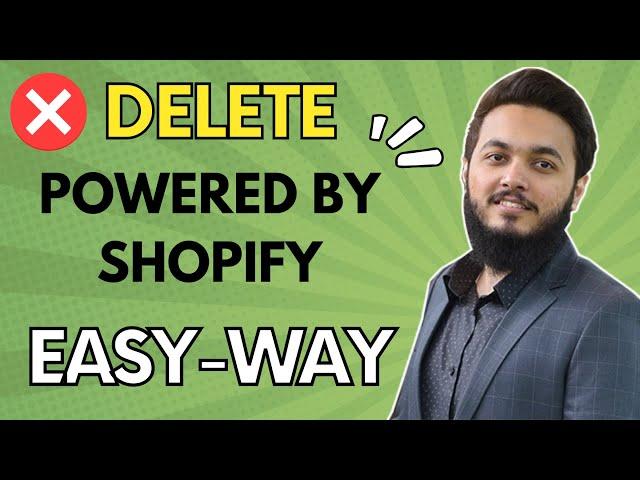 How To Remove "Powered By Shopify" From Footer 2023