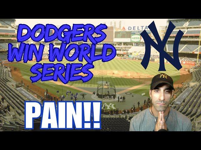 New York Yankees Fan Reaction To Dodgers Winning World Series!