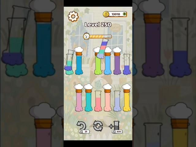 Complete Drink Sort Master Expert Mode Level 249, 250 & 251