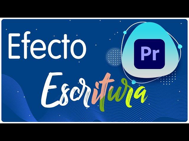 Como hacer el efecto Escritura en Premiere pro / Tutorial