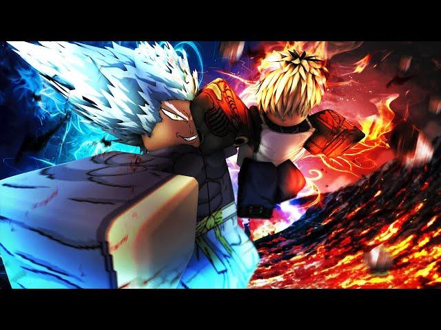 GENOS Ultimate Vs GAROU Ultimate! In Saitama Battlegrounds (ft. @theholygrail )