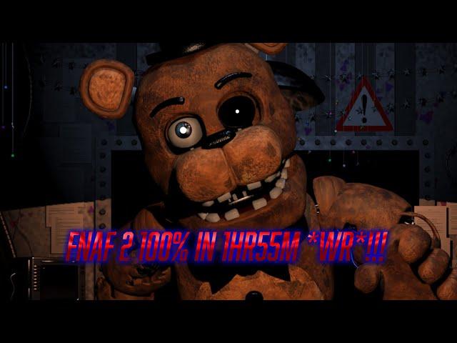 (WR) Five Nights At Freddy's 2 - Perfect Deathless 100% Speedrun in 1:55:20.5