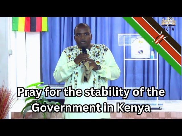 Pray for the stability of Government in Kenya