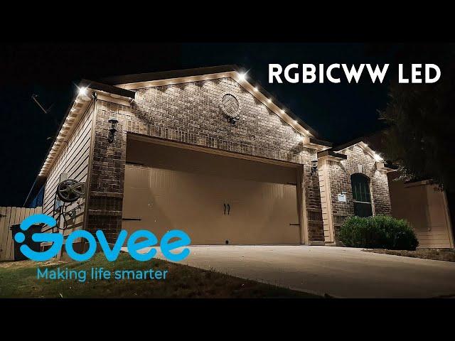 Govee Permanent Outdoor Lights PRO VERSION! | Install/Demo