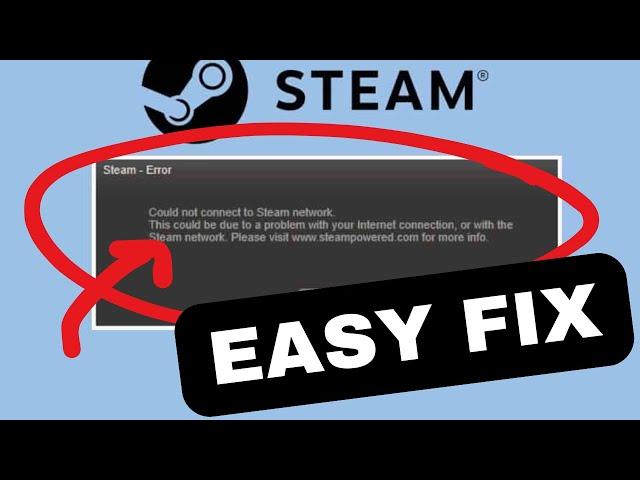 How to Fix Steam Network Connection Error (2024 OFFICIAL Method)