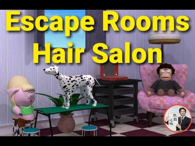 Escape Rooms Hair Salon【Ryohei Narita / NAKAYUBI】 ( 攻略 /Walkthrough / 脫出)