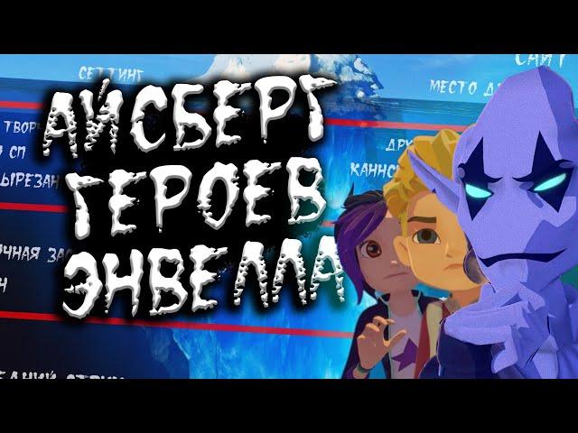 АЙСБЕРГ ГЕРОЕВ ЭНВЕЛЛА | ВСЕ ТЕОРИИ, ТАЙНЫ И ФАКТЫ МУЛЬТИКА!