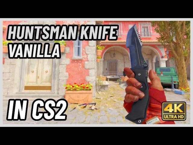  CS2 Huntsman Knife Vanilla | CS2 Knife In-Game Showcase [4K]