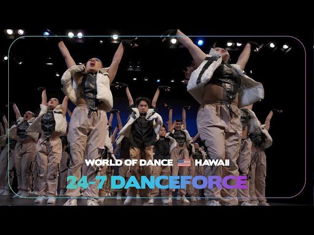 24-Seven Danceforce | 1st Place Team | FrontRow | World of Dance Hawaii 2023 | #WODHI23