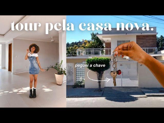 Tour pela minha casa nova vazia  | diário de mudança